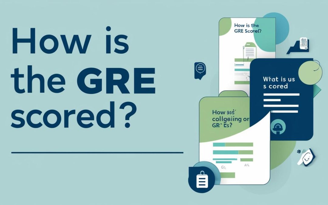How is the GRE scored?